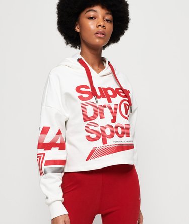 LA Sporting Crop Hoodie Image 1