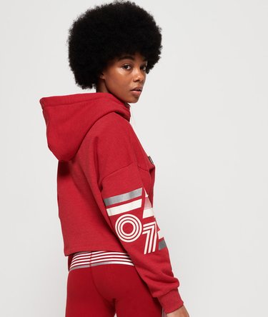 LA Sporting Crop Hoodie Image 4