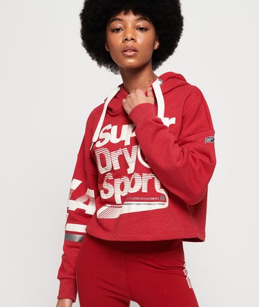 LA Sporting Crop Hoodie Image 1