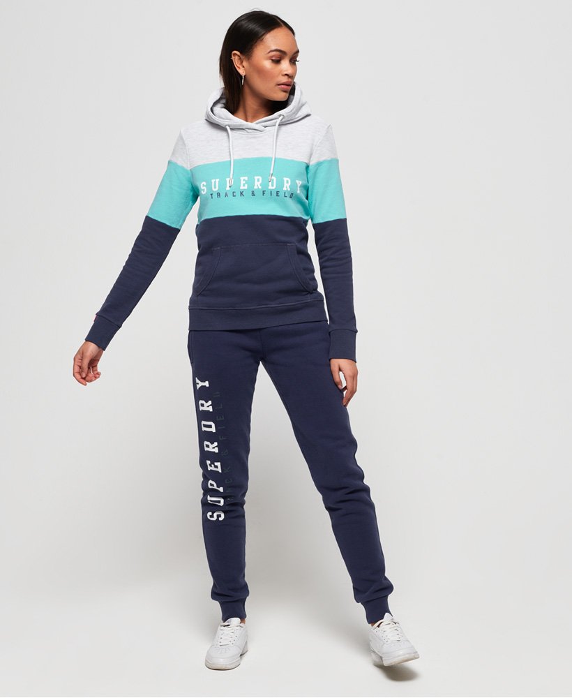 womens Track \u0026 Field Lightweight Joggers in Blue Fade | Superdry CA-EN