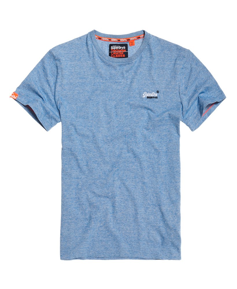 mens Orange Label Vintage Embroidery T-Shirt in Royal Blue mens Orange Label Vintage Embroidery T-Shirt in Royal Blue
