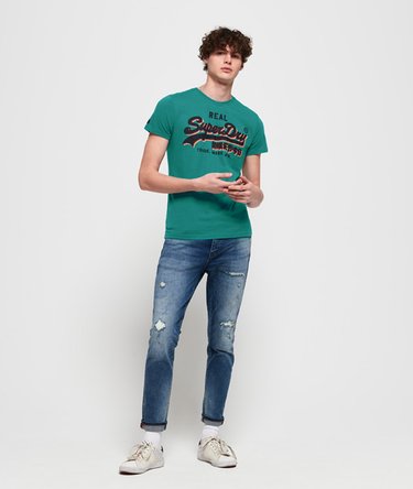 T-shirt à empiècements Lite Vintage Logo Image 3