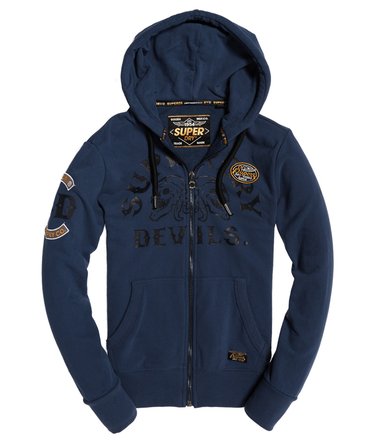 Sudadera ligera con capucha y cremallera Moto City Image 2