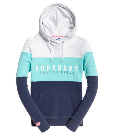 Track & Field Lightweight Colour Block hoodie Image 2