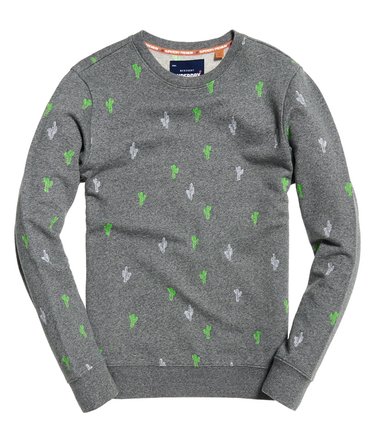 All Over Embroidered Crew Sweatshirt Image 2