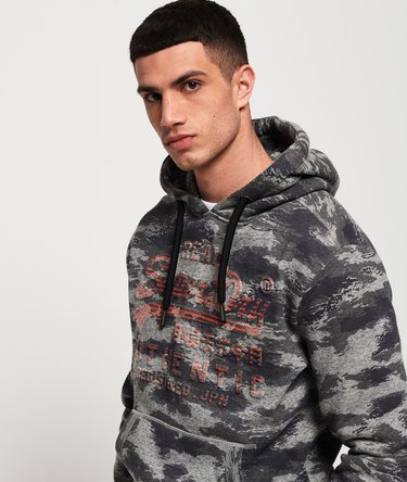 Vintage Logo Authentic Camo Hoodie Image 5