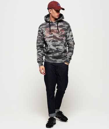 Vintage Logo Authentic Camo Hoodie Image 3