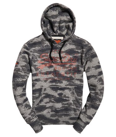 Vintage Logo Authentic Camo Hoodie Image 2
