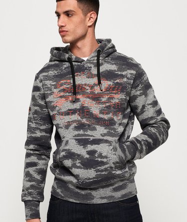 Vintage Logo Authentic Camo Hoodie Image 1