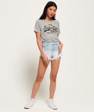 Vintage Logo Boutique Embroidery T-Shirt Image 3