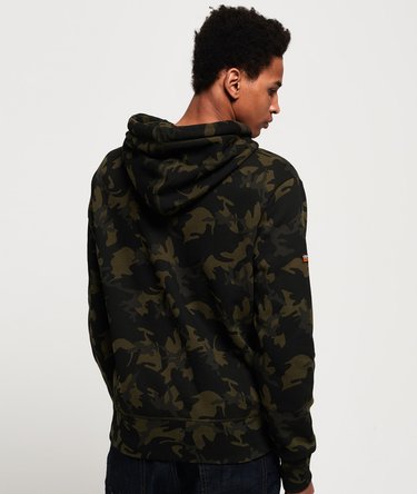 Sweat à capuche camouflage avec logo vintage Authentic Image 4