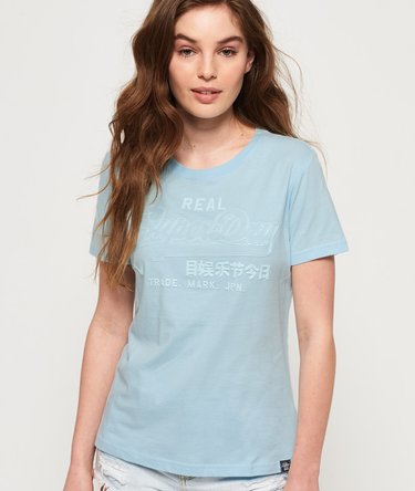 T-shirt ton sur ton Vintage Logo Image 1