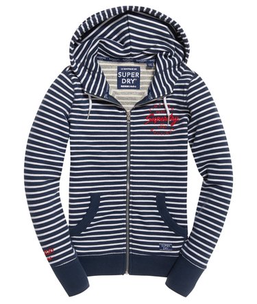 Sudadera ligera con capucha, cremallera y aplicación decorativa Image 2