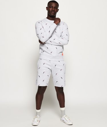 All Over Embroidered Crew Sweatshirt Image 4