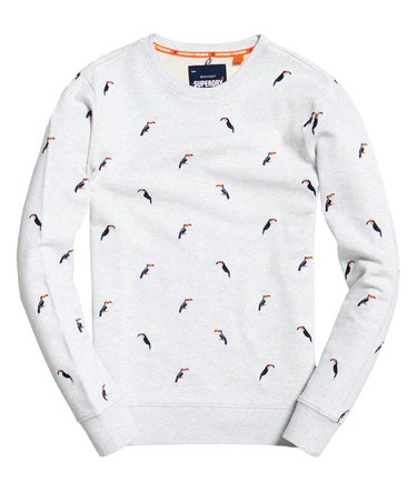 All Over Embroidered Crew Sweatshirt Image 2