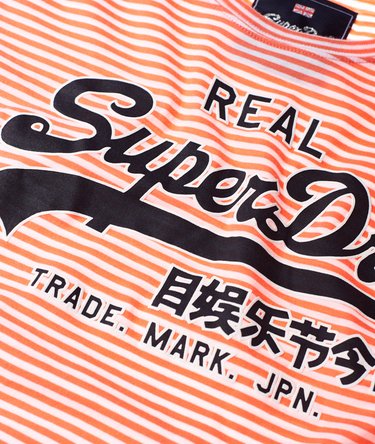 Vintage Logo Stripe T-Shirt Image 7