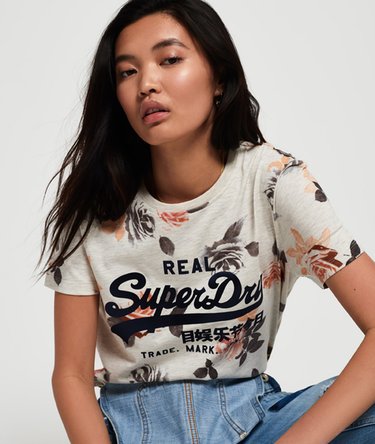 Vintage Logo Photo Rose T-shirt met all-overprint Image 5