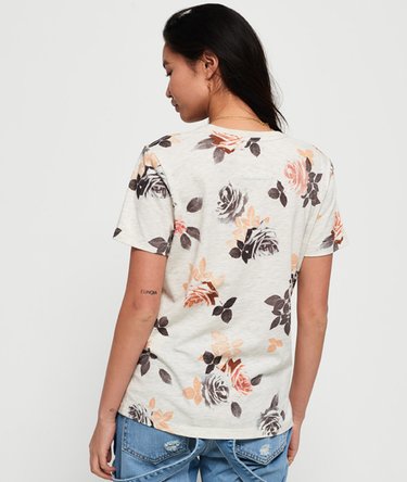 Vintage Logo Photo Rose T-shirt met all-overprint Image 4