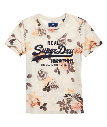 Vintage Logo Photo Rose T-shirt met all-overprint Image 2