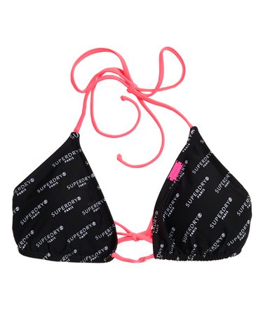 Superdry Logo Tri Bikini Top Image 2