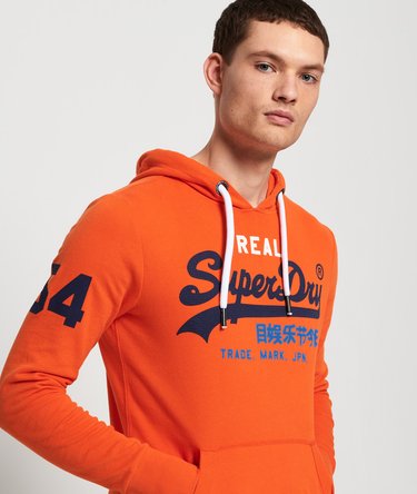 Vintage Logo Tri Colour Lite Hoodie Image 5
