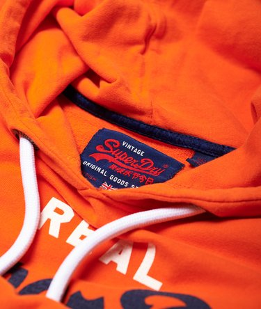 Vintage Logo Tri Colour Lite Hoodie Image 6