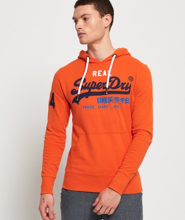 Vintage Logo Tri Colour Lite Hoodie Image 1