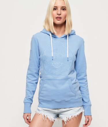 College Badge Tonal Lite Hoodie Image 1