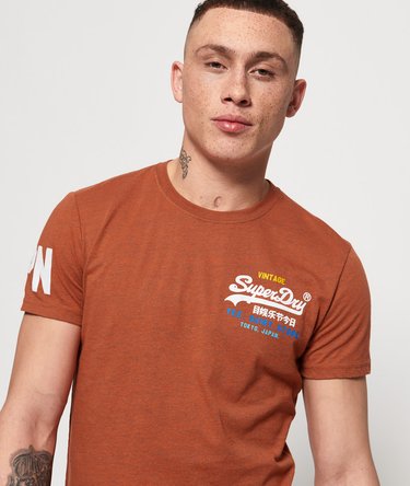 Camiseta ligera con logo Vintage degradado Cali Image 3