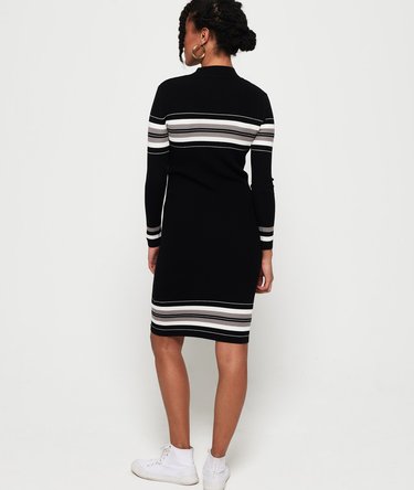 Hallie Stripe Midi Dress Image 3