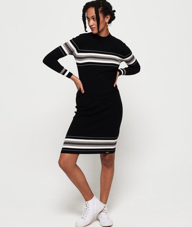 Hallie Stripe Midi Dress Image 1