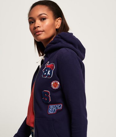 Kapuzenpullover mit Logoaufnäher Image 5