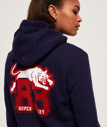 Kapuzenpullover mit Logoaufnäher Image 4