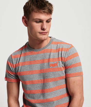 Orange Label Eddisford Stripe T-Shirt Image 5