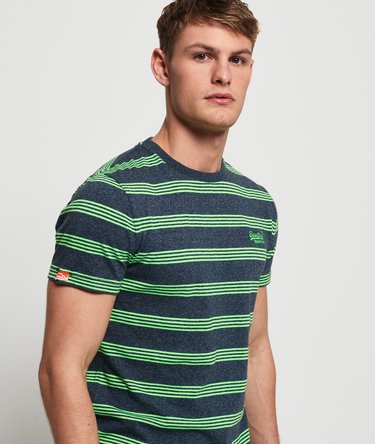 Orange Label Eddisford T-Shirt mit Streifen Image 5
