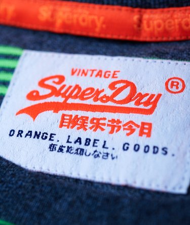 Orange Label Eddisford T-Shirt mit Streifen Image 6