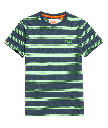 Orange Label Eddisford T-Shirt mit Streifen Image 2