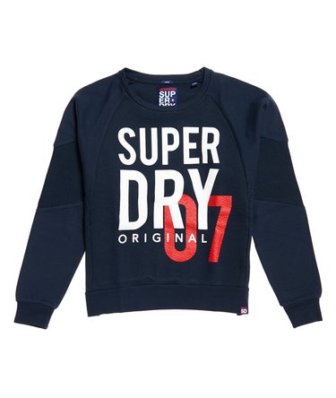 SD Dimensional sweatshirt met ronde hals en inzetstukken Image 1