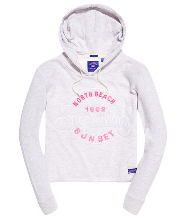Applique Crop Hoodie Image 1
