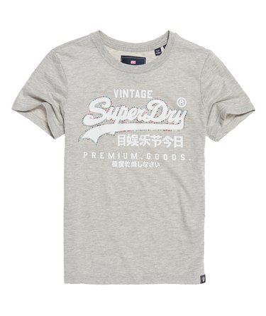 Premium Goods Rhinestone Cracked Print T-Shirt Image 2
