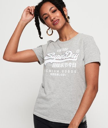 Premium Goods Rhinestone Cracked Print T-Shirt Image 1