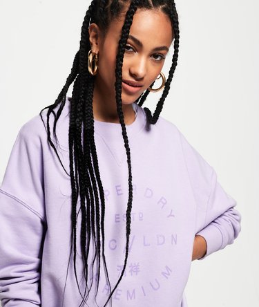 Freya sweatshirt met ronde hals Image 2