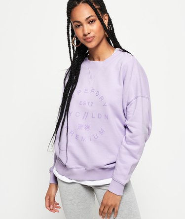 Freya sweatshirt met ronde hals Image 6