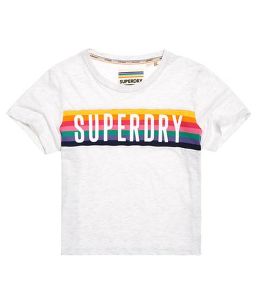 T-shirt graphique à motif arc-en-ciel Image 2