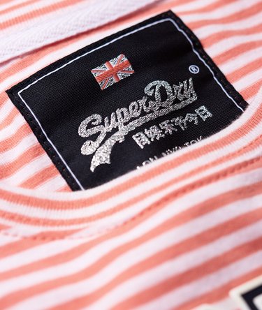 T-shirt à rayures Vintage Logo Image 6