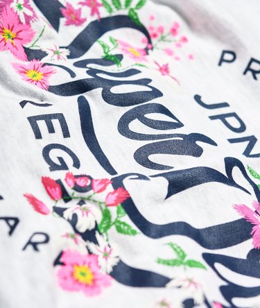 Premium Script Floral Lightweight Hoodie Image 7