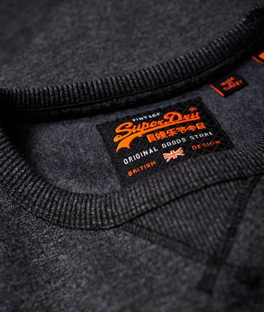 Vintage Logo Monochrome Crew Sweatshirt Image 6