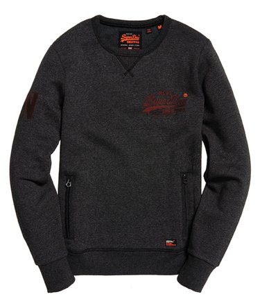 Vintage Logo Monochrome Crew Sweatshirt Image 2