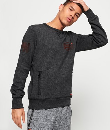 Vintage Logo Monochrome Crew Sweatshirt Image 1