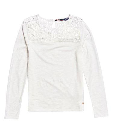 Alana Crochet Lace Long Sleeve Top Image 2
